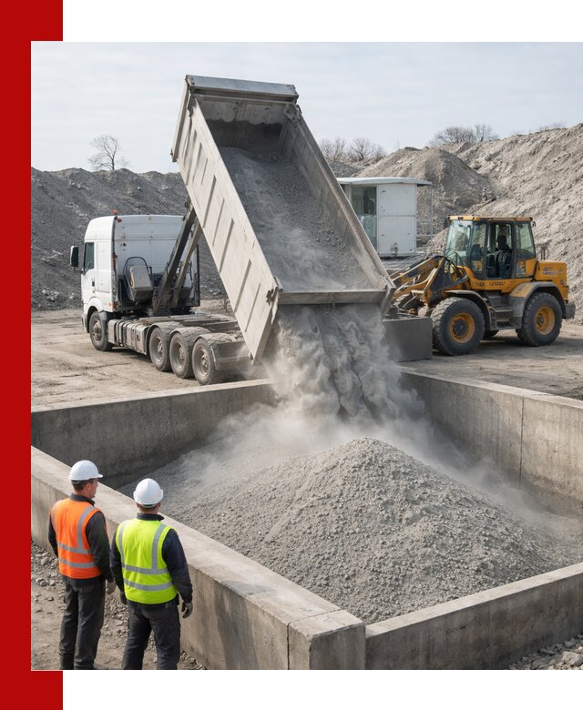 Доставка цемента навалом в Михайловке крупными партиями