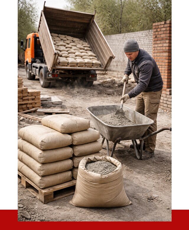 Купить сухую смесь для кладки в Михайловке от 1220 р. | ПРОНЕРУДМхл