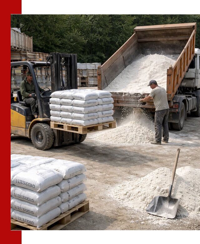 Доставка строительной извести оптом и в розницу в Михайловке