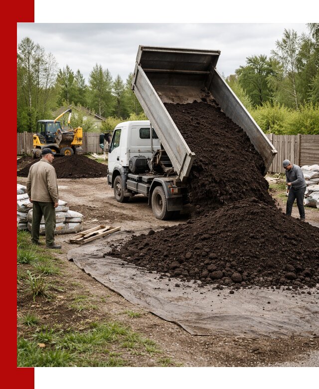 Доставка качественного почвогрунта в Михайловке оптом и в розницу