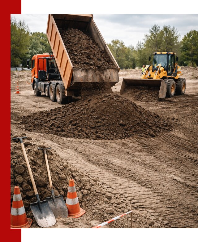 Поставка и доставка планировочного грунта в Михайловке