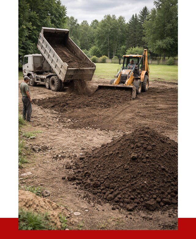 Грунт для выравнивания участка в Михайловке от 1220 р. | ПРОНЕРУДМхл
