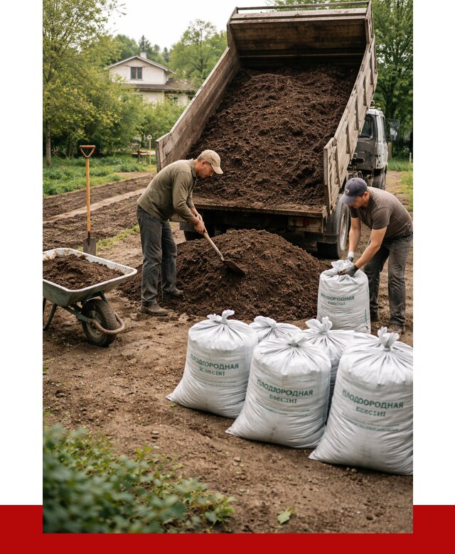 Плодородная смесь в Михайловке от 4270 р./куб с доставкой | ПРОНЕРУДМхл