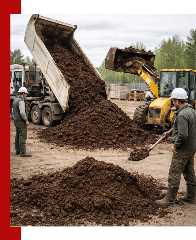 Доставка торфа оптом и в мешках в Михайловке