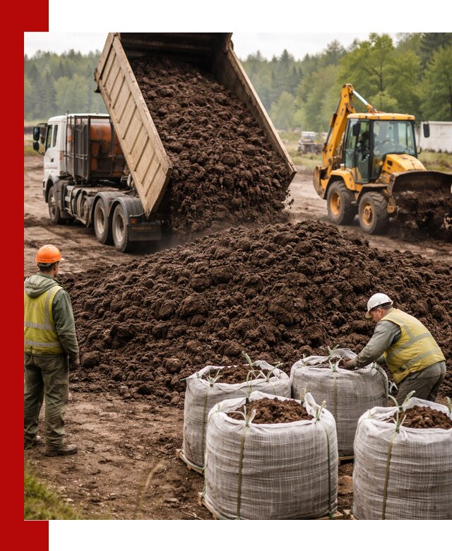 Доставка нейтрального торфа в Михайловке оптом и в розницу