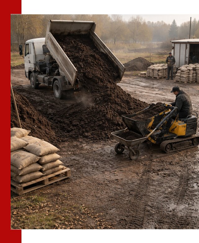 Кислый торф в доставке по выгодным ценам в Михайловке