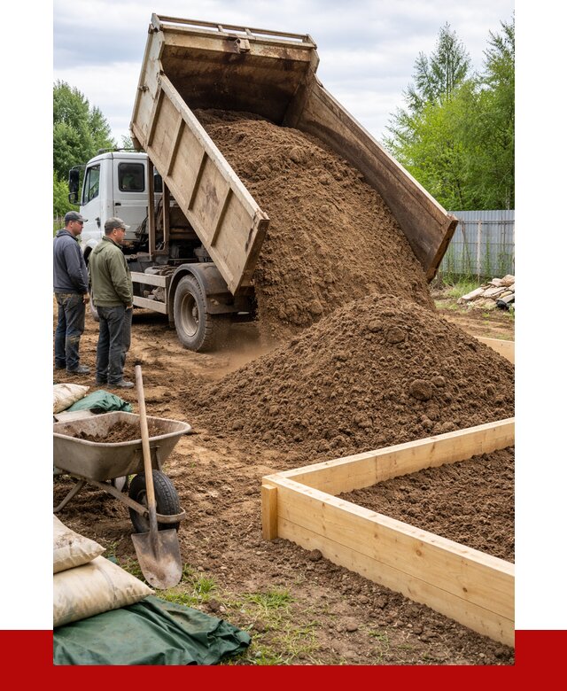 Торфо песчаная смесь в Михайловке с доставкой от 1881 р. | ПРОНЕРУДМхл