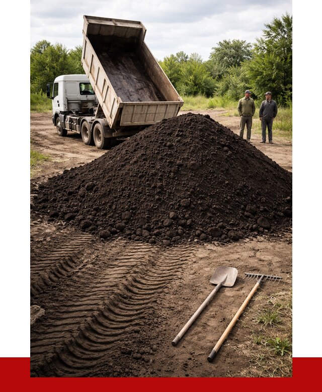 Купить чернозем навалом в Михайловке от 1220 р. за куб | ПРОНЕРУДМхл