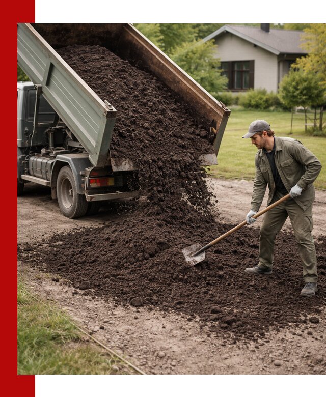 Чернозем для газона с доставкой в Михайловке быстро и качественно