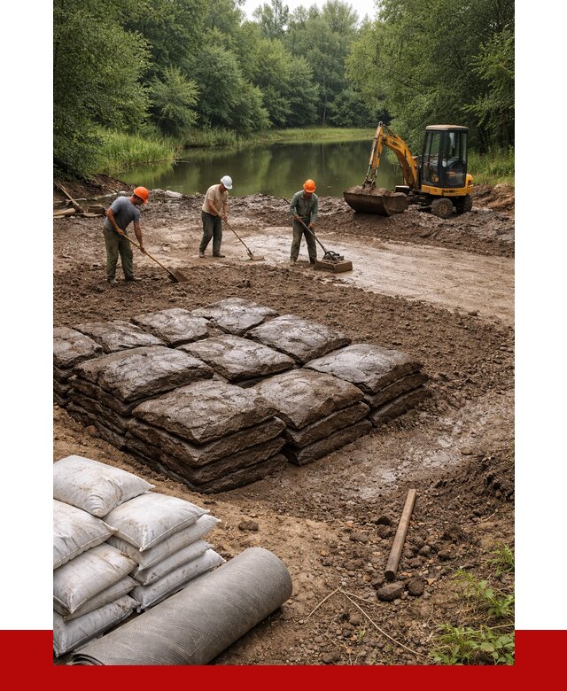 Купить глину для пруда в Михайловке от 4575 р. с доставкой | ПРОНЕРУДМхл