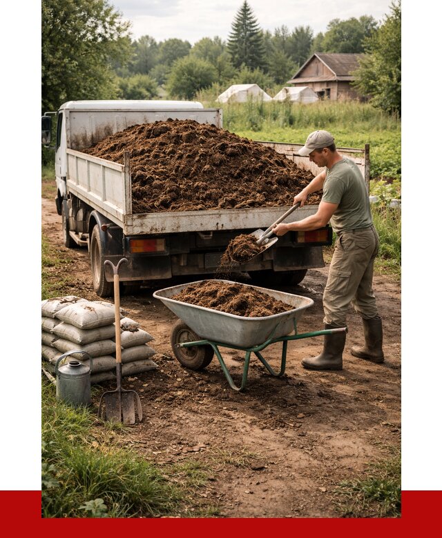 Купить коровий навоз с доставкой в Михайловке от 1830 р. | ПРОНЕРУДМхл