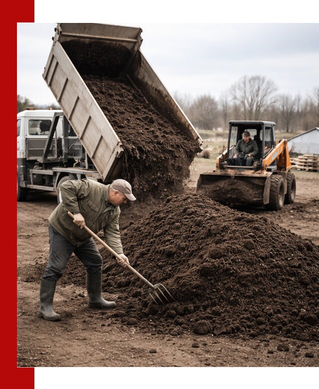 Доставка и продажа перегноя в Михайловке быстро и дешево