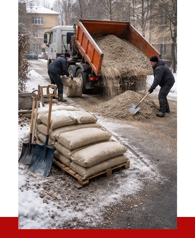 Противогололедные материалы оптом в Михайловке от 4270 р. | ПРОНЕРУДМхл