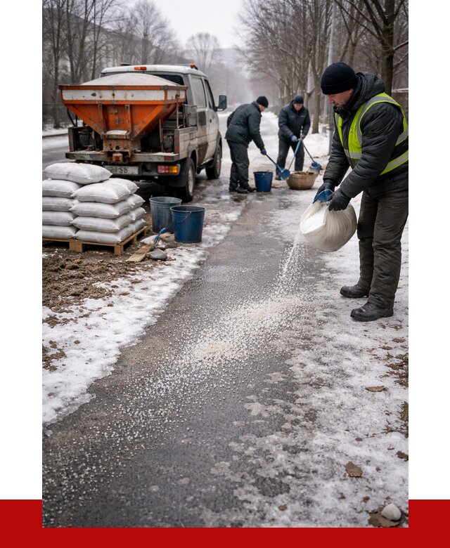 Реагент против гололеда в Михайловке с доставкой от 4575 р. | ПРОНЕРУДМхл
