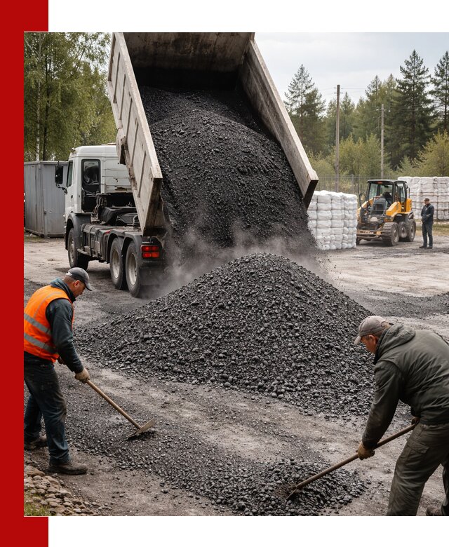 Доставка и продажа асфальтного гранулята в Михайловке