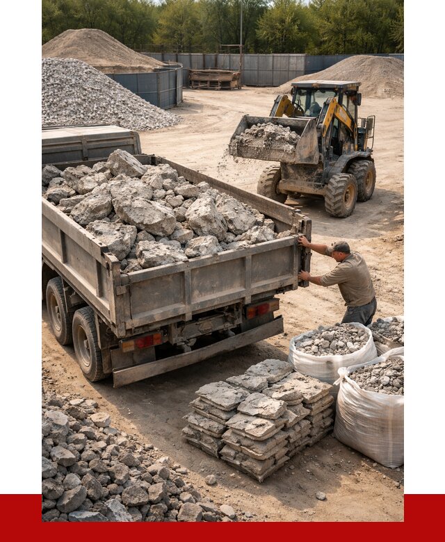 Купить бой бетона с доставкой в Михайловке от 4880 р. | ПРОНЕРУДМхл