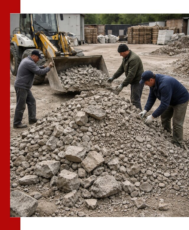 Демонтаж и вывоз бой бетона в Михайловке