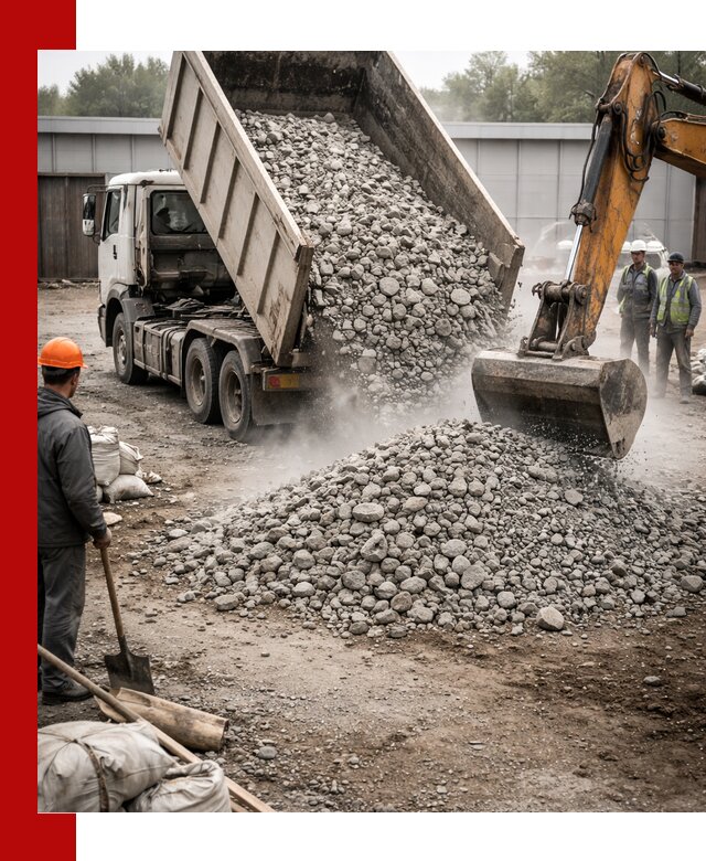 Доставка дробленого бетона в Михайловке оптом и в розницу