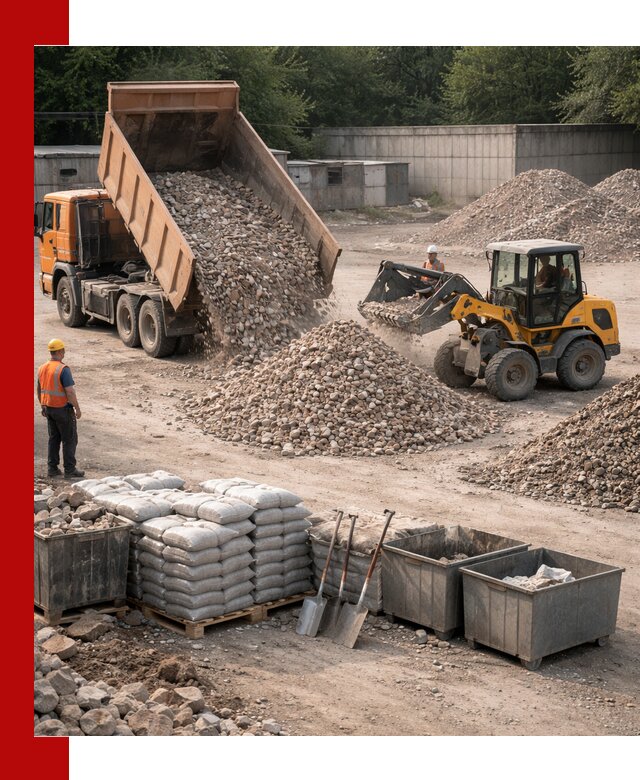 Вторичные материалы для отсыпки в Михайловке — поставка и доставка