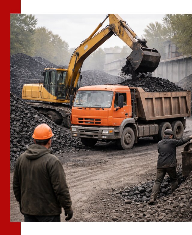 Доставка угля автотранспортом в Михайловке быстро и выгодно