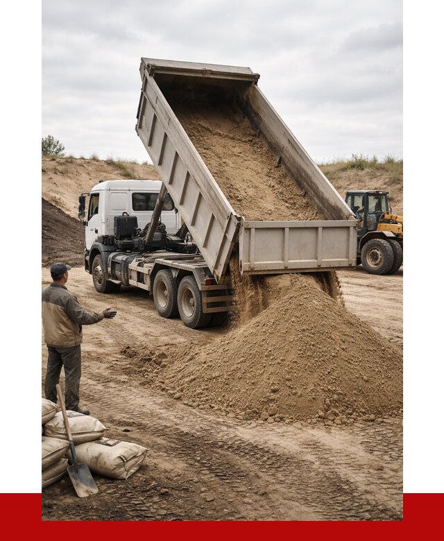 Доставка самосвалом 20 кубов в Михайловке от 7625 р. | ПРОНЕРУДМхл