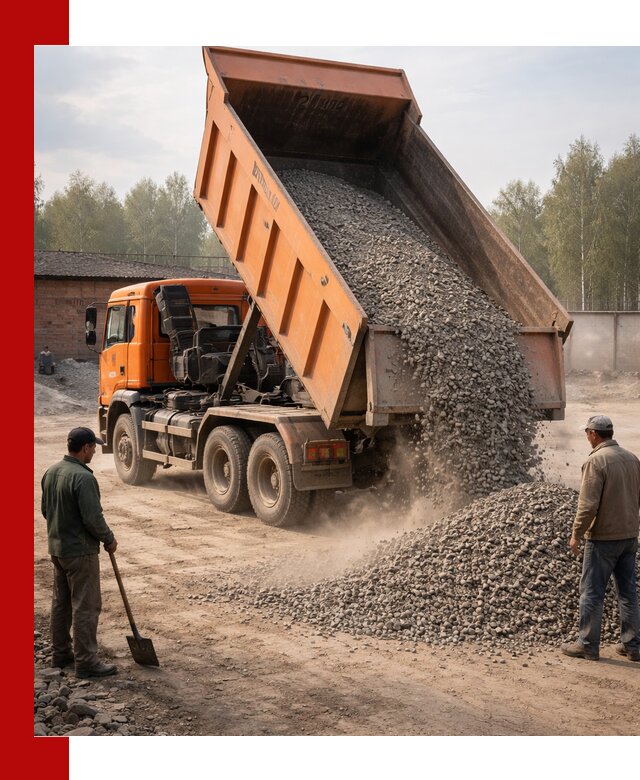 Доставка самосвалом 20 м3 в Михайловке быстро и надежно