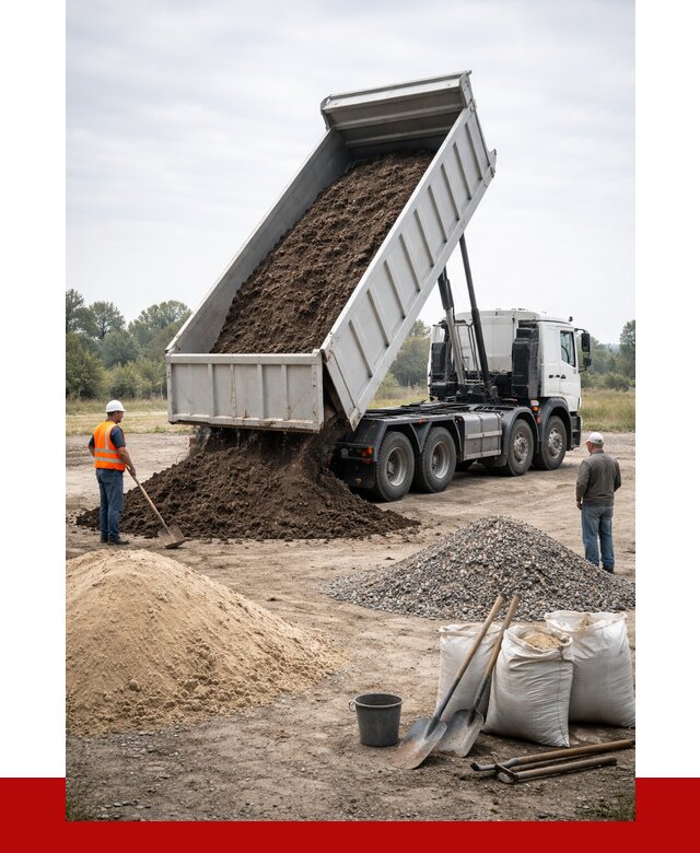 Доставка самосвалом 30 кубов в Михайловке от 8642 р. | ПРОНЕРУДМхл