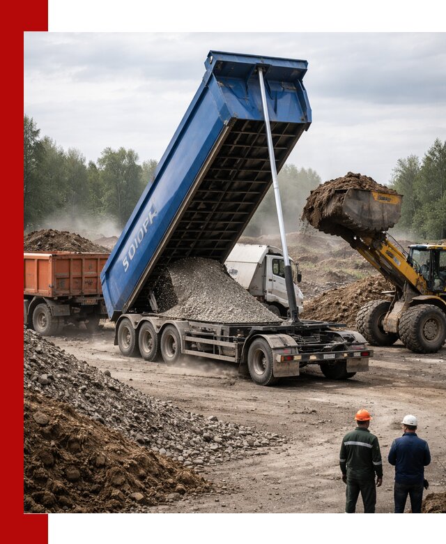 Аренда тонар 40 тонн в Михайловке с доставкой материалов