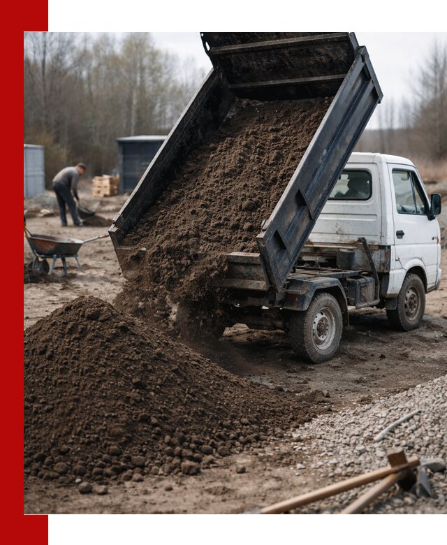 Аренда минисамосвала в Михайловке для доставки сыпучих материалов