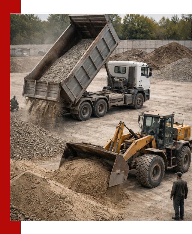 Перевозка сыпучих грузов самосвалами и бортовыми в Михайловке