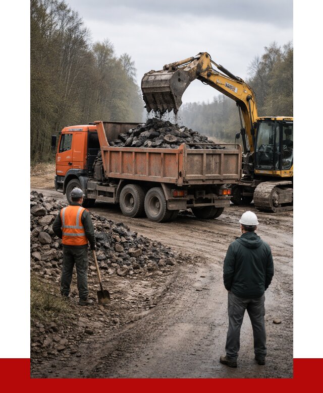 Вывоз асфальта в Михайловке от 4575 р. самосвалом ПРОНЕРУДМхл