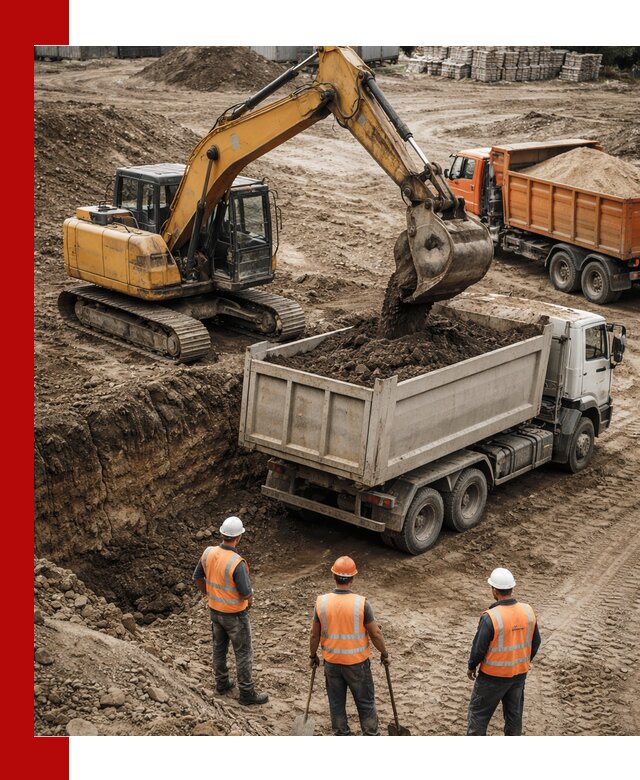 Разработка грунта для строительства и благоустройства в Михайловке