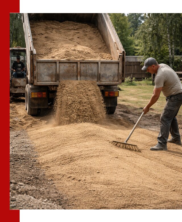 Отсыпка участка песком в Михайловке быстро и качественно