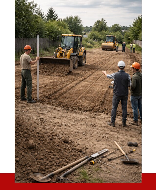 Планировка участка грунтом в Михайловке от 4575 р ПРОНЕРУДМхл